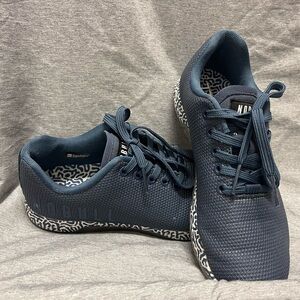 NOBULL Dark Blue Sneakers with Patterned Sole